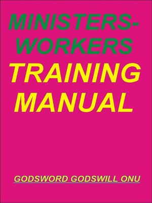 cover image of Ministers-Workers Training Manual